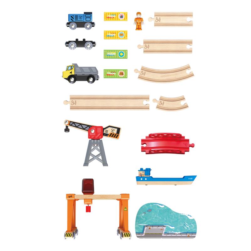 Hape Lift & Load Harbour Set