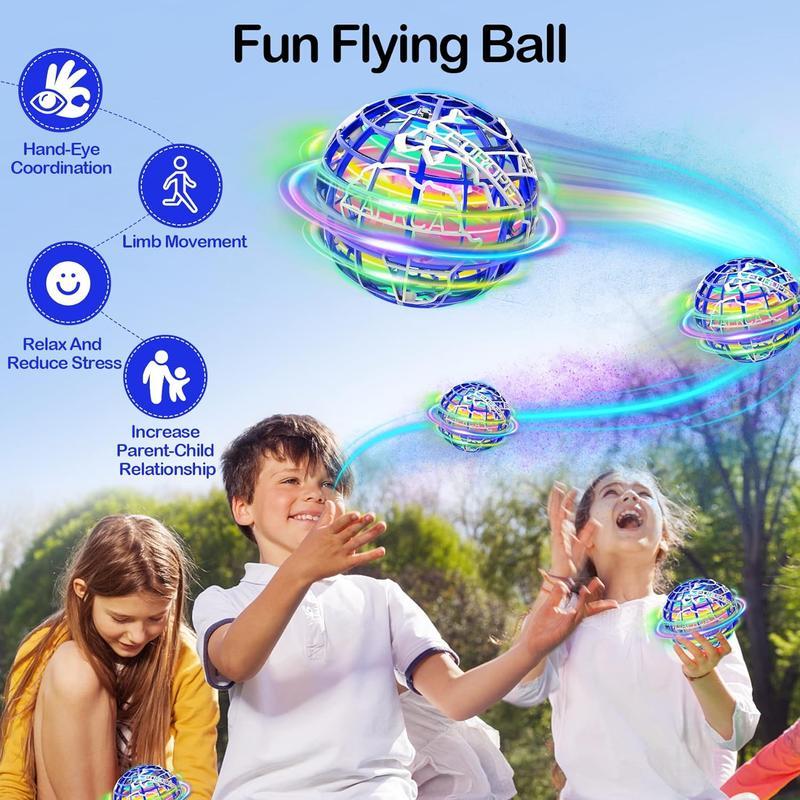 Flying orb Ball 2024 Hover Boomerang Ball  Hover Boomerang Ball 360° RotatingDrone Ball Effects Cool Cosmic Globe  Toys forKids Teen  Teen Adults Indoor Outdoor Flying Ball Toy christmas 2024 ornament boomerang hover