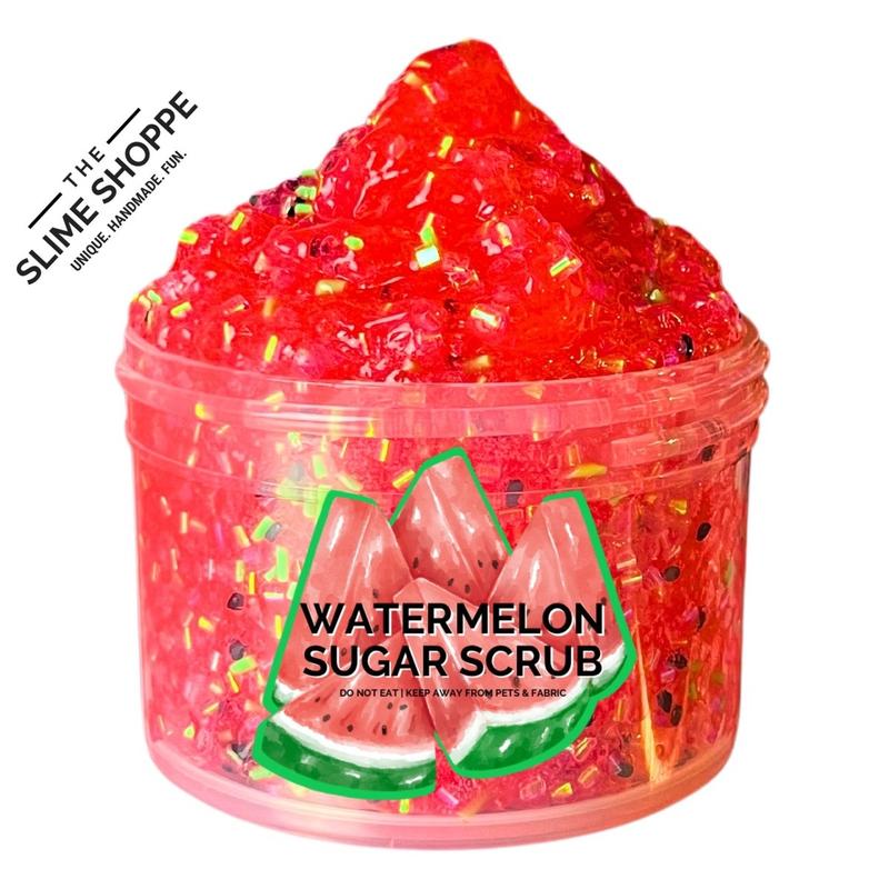 Crunchy Bingsu Slime | Crunchy Watermelon Scented | DIY Kit 6oz