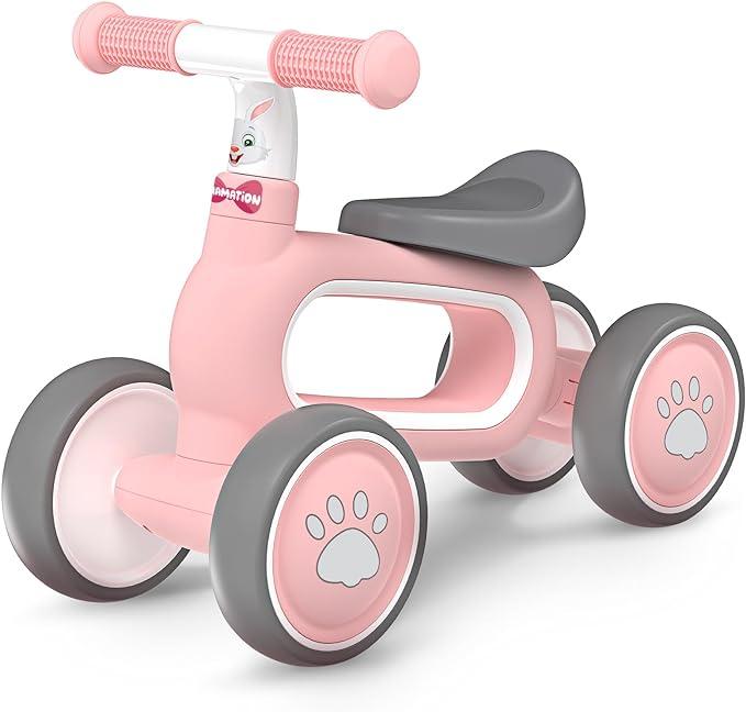 DISHIO Fun comfortable children's balance bike riding toy Pink blue orange, created for children over 3 years old, the ideal choice for children to master riding skills, full of stable and strong material light easy to handle  balance bike Infant