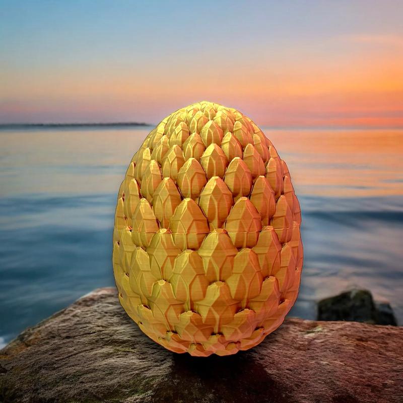 Enchanting Dragon Egg: A 3D-Printed Mystery