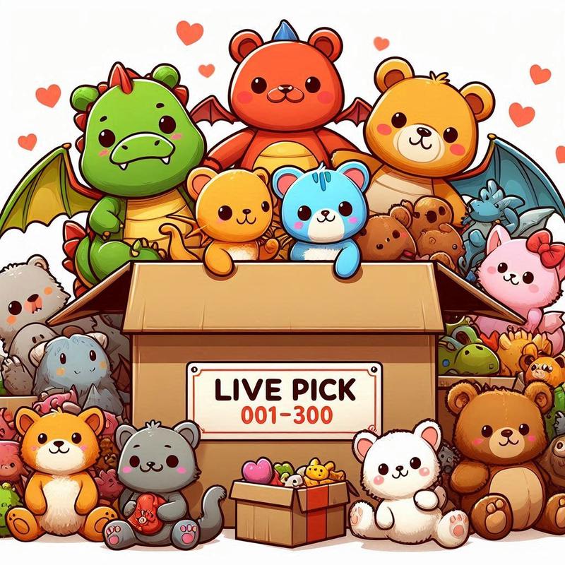 Live Pick 3D - 001-300 - 3D Printed Figurines Dragons and More