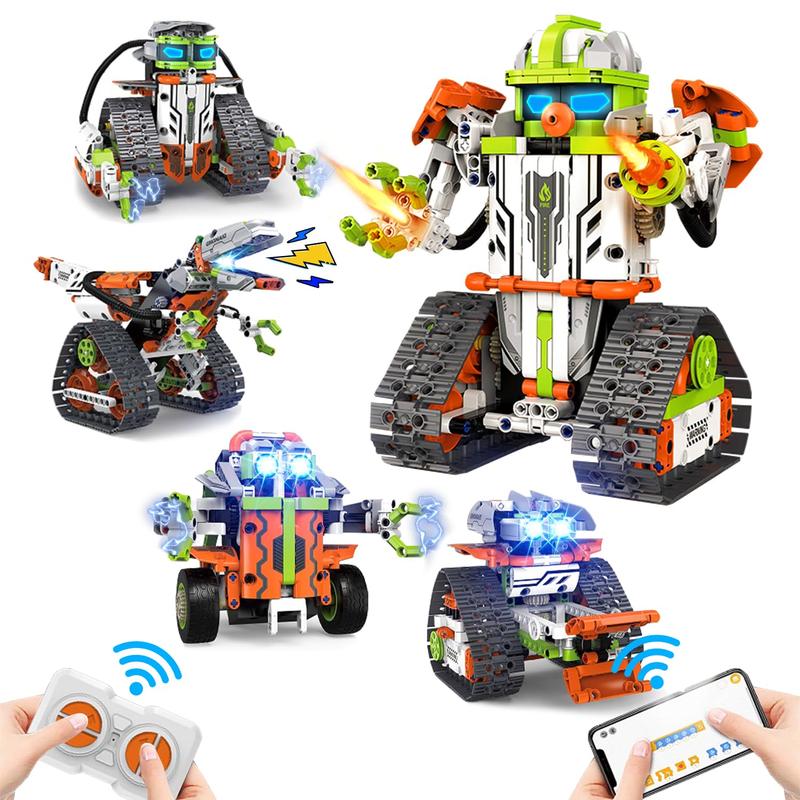 Robot Toy Building Kit, 12 in 1 Science Building Kits for Boys Girls Kids 8-16, Robotics Powered by USB, DIY Educational Gifts for Christmas