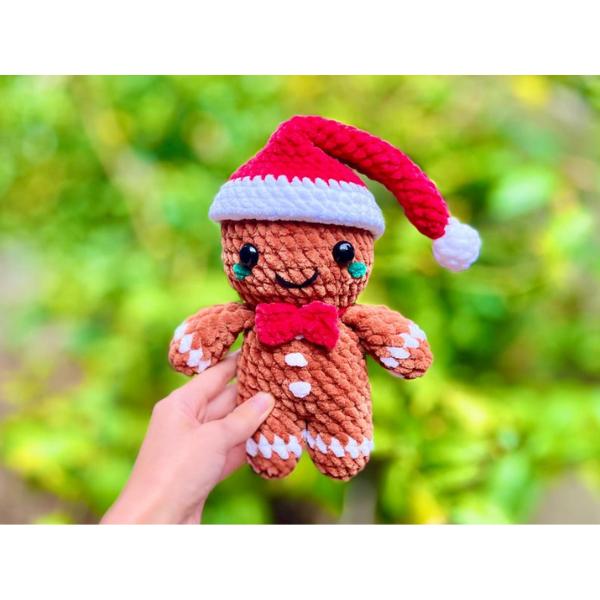 Gingerbread Man and Woman Crochet, Christmas Crochet, Cute Xmas Crochet (Handmade goods will be made by hand so the production time will be a little longer)