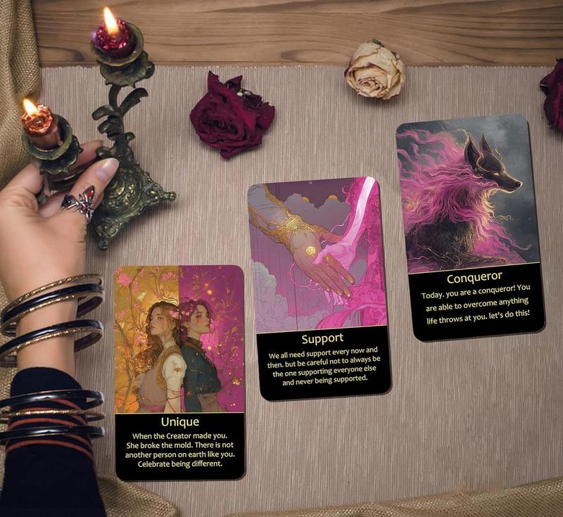 Oracle Cards and Tarot Cards for Beginners, Energy Healing Oracle Cards, Oracle Cards to Reveal Soul's Truth, Clear Karmic