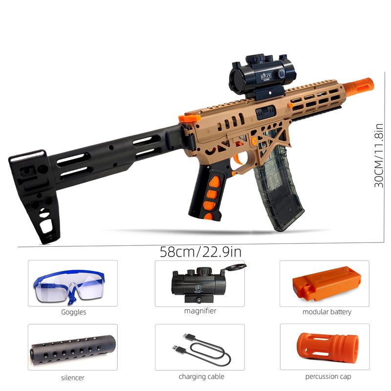 M4 Gel Blaster, High Performance Cool Toy Gun, High-performance Toy Gun,  Gel Blaster, Splatrball Gun, USB-charged Automatic Assault Rifle Toy,  Christmas Gifts