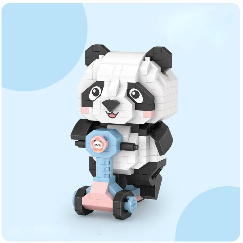 Mini Building Blocks Cute Animal Sets,Flower Rabbit Model,Panda Model,Party Favors,,Creative Decorative Ornaments, Birthday for Boys and Girls