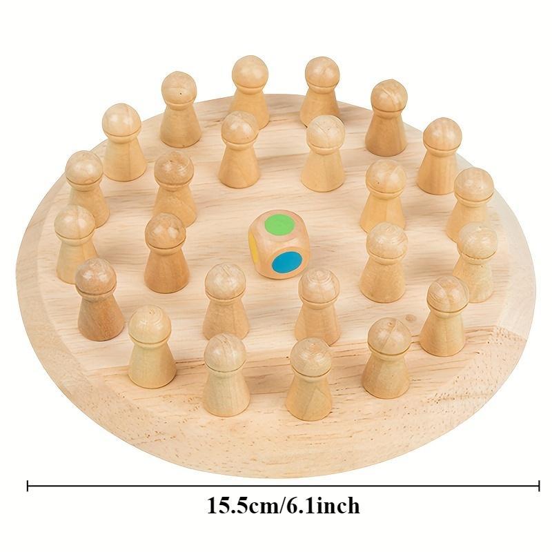 Color Memory Chess, 1 Set Concentration Training Chess Game, School & Educational Toy Supplies for Kids