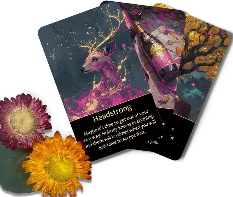 Oracle Cards and Tarot Cards for Beginners, Energy Healing Oracle Cards, Oracle Cards to Reveal Soul's Truth, Clear Karmic