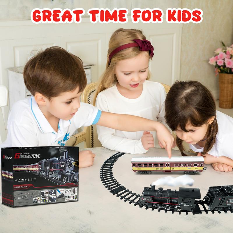 Christmas Train Set - Electric Trains Cars & Tracks, Sounds & Lights,Christmas Gift