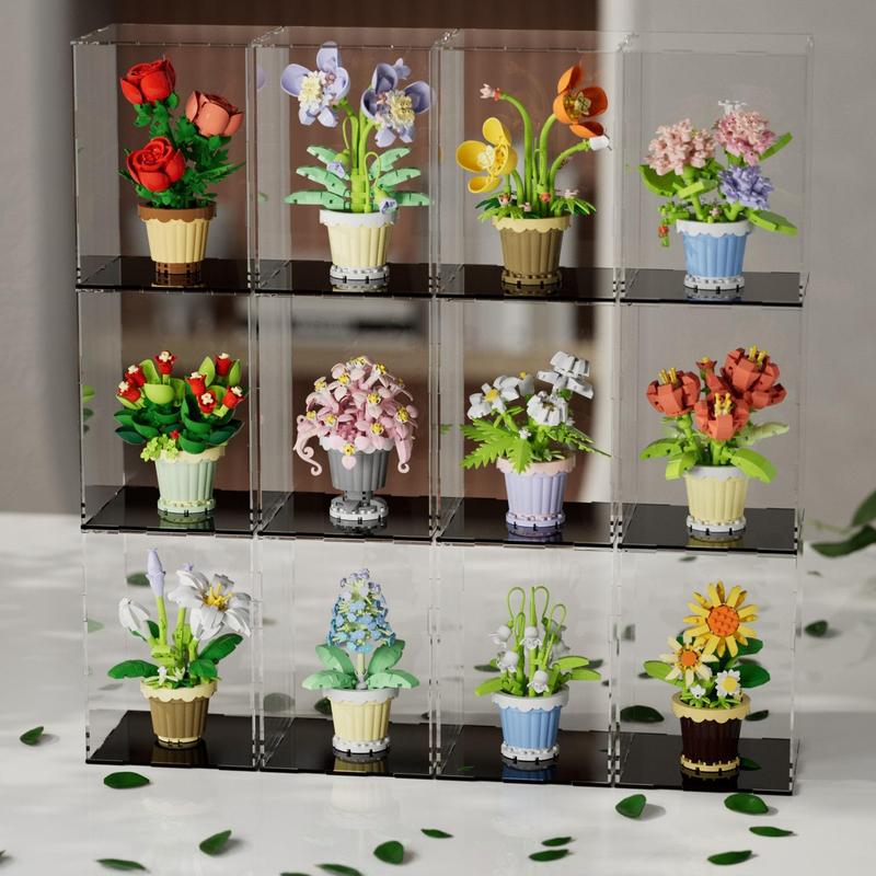 Discover 12 Unique Mini Flower Brick Pots Perfect for Indoor Décor & Gifting Decor Decorative Plants Palm Ornaments