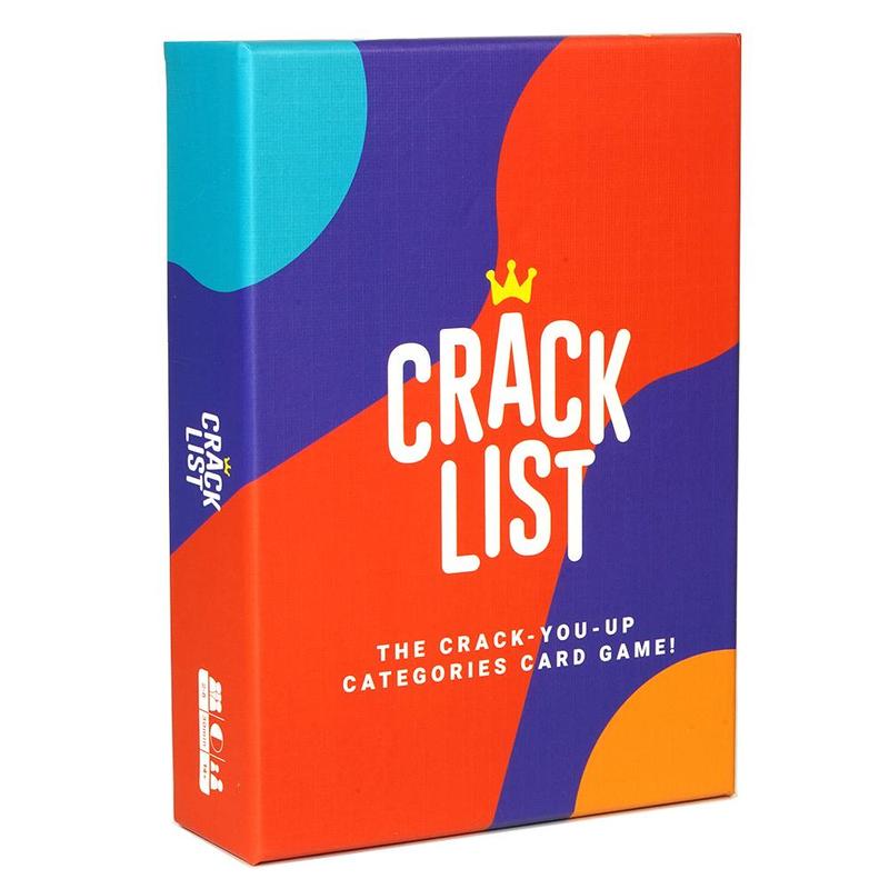 Crack List Card Game, 1 Box Creative Card Game, Fun Game Box and Gift, Holiday Accessory, Birthday Party Supplies