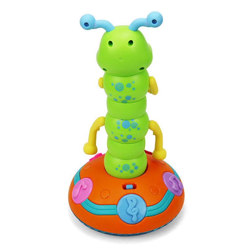 Crawling Toy Dancing Toy with Light and Music Caterpillar Toys  Gift For Christmas Birthday