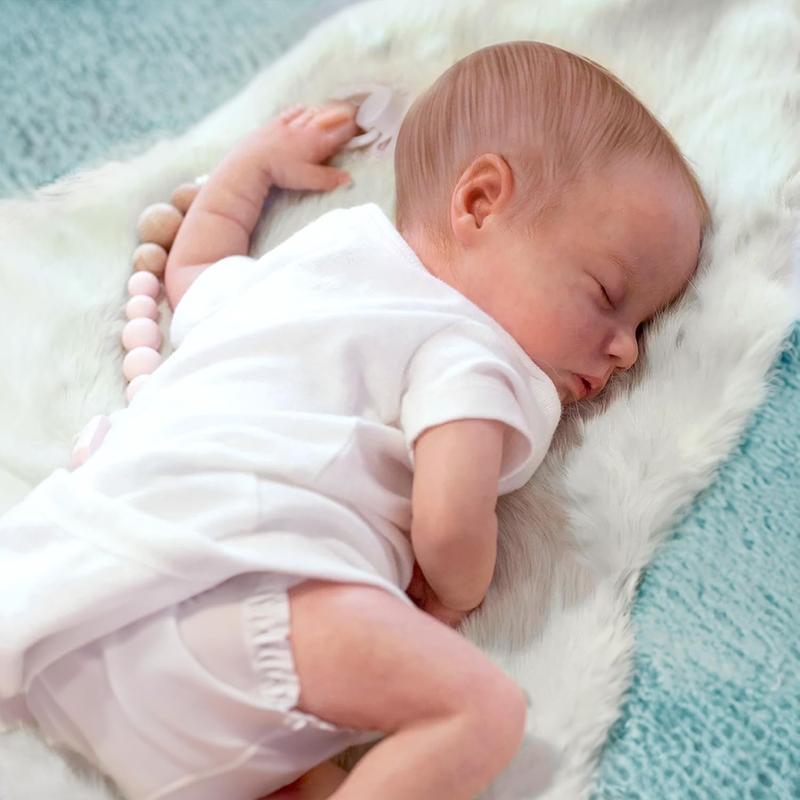 Wooroy Reborn Doll - Birthday Gift,  Realistic Baby Doll, _ 18 inches Mia Doll with Soft Cloth Body and Vinyl Limbs and Head, Perfect Gift for Kids 3+