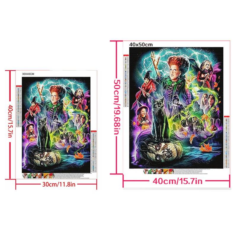 Cartoon Character Pattern DIY Diamond Arts Colorful Painting Kit without Frame, DIY 5D Diamond Arts Painting Kit, Wall Art Decor for Home Bedroom