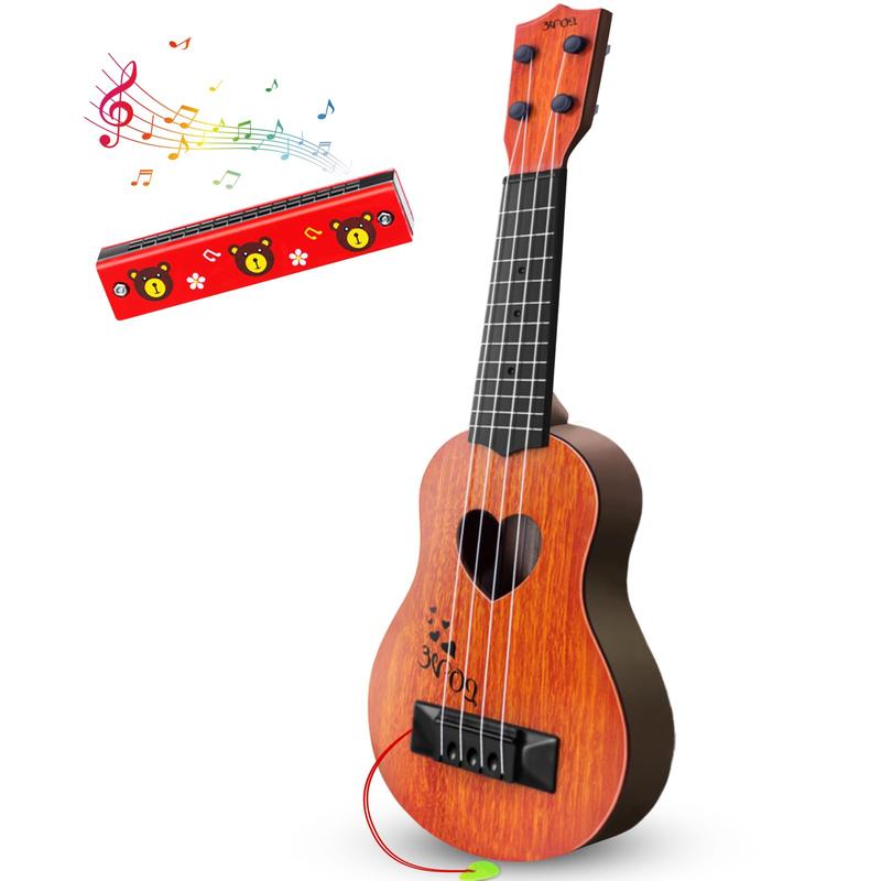 Kids Toy Classical Ukulele Guitar Musical Instrument, Brown