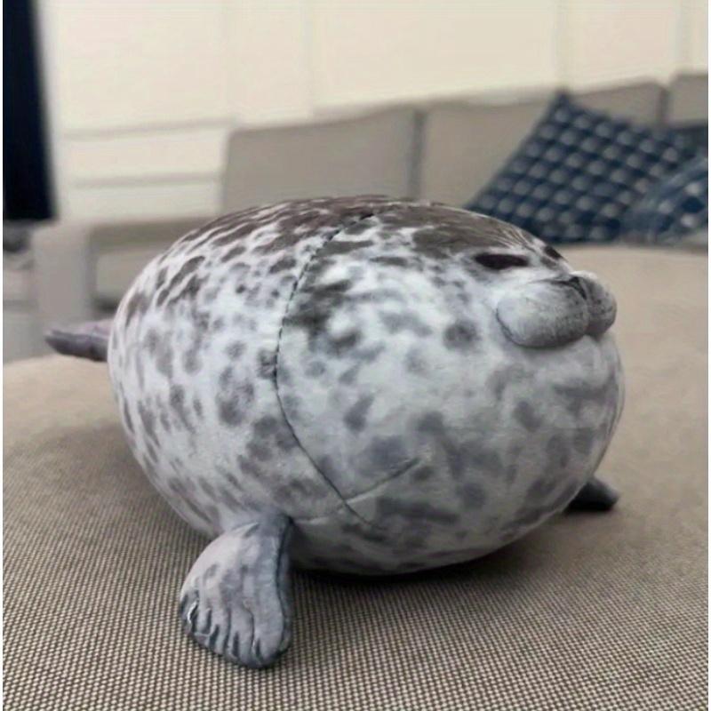 Seal Plush Toys, Chubby Seal Plush Toy, Soft Plush Pillow, Cute Home Decoration, Perfect for Halloween and Christmas Gifts, F seal plush seal plush