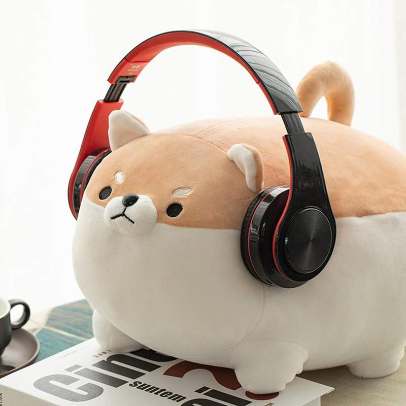 Animal Shiba Inu Plush Toy Anime Corgi Kawaii Plush Dog Soft Pillow(15.7