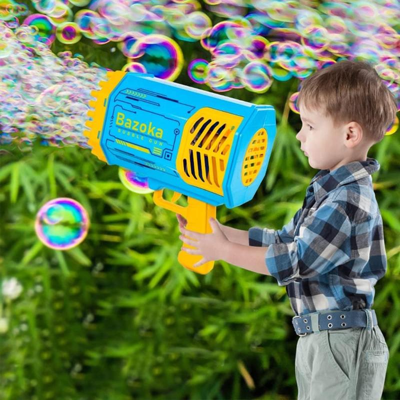 69 holes bubble gun, bubble maker with colored lights, electric automatic bubble maker, kids bubble gun, bubble maker for kids and adults,Christmas present