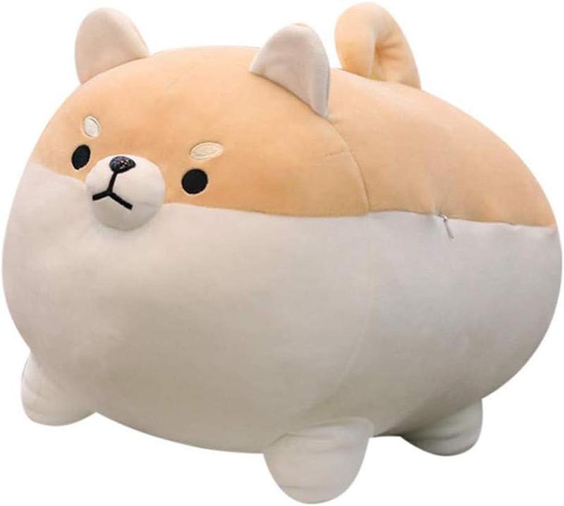 Animal Shiba Inu Plush Toy Anime Corgi Kawaii Plush Dog Soft Pillow(15.7