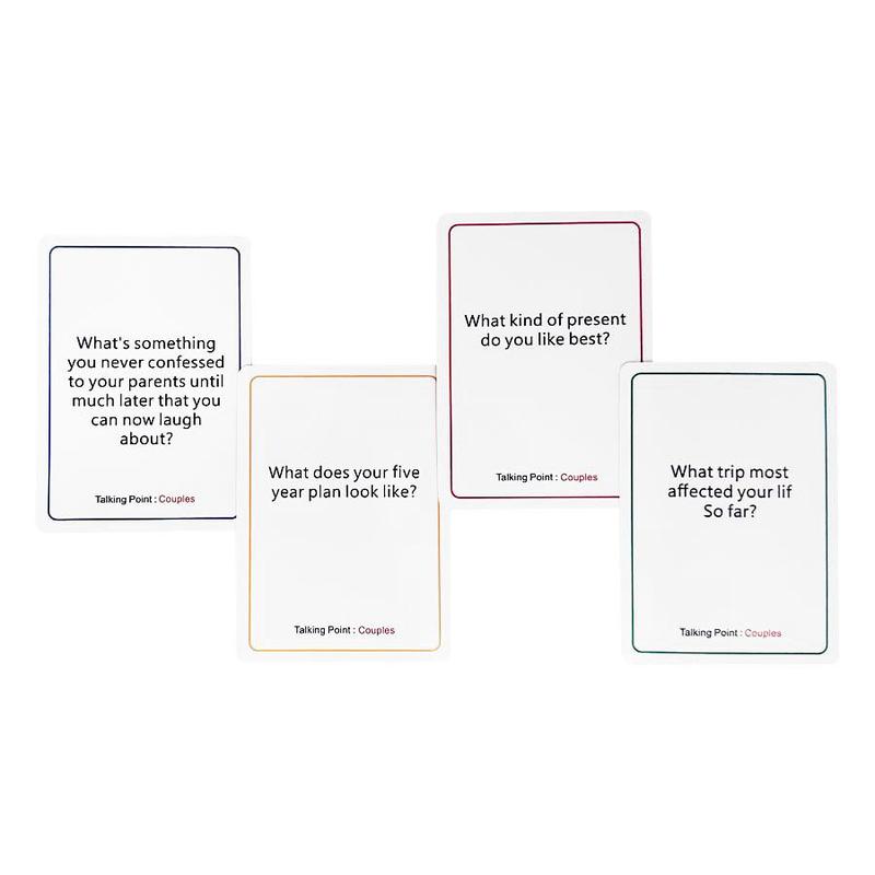 Couple Conversation Card Game, 200pcs box Adult Dating Card Game, Date Night Game To Promote Couple Bonding, Party Activities Supplies