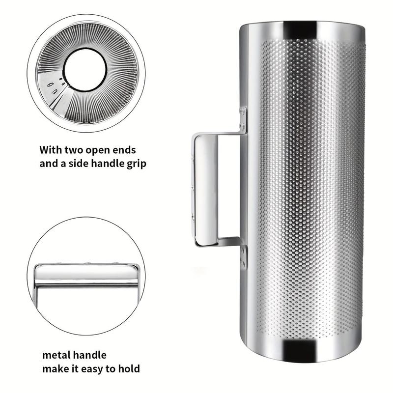 Stainless Steel Guiro Instrument with Scraper, 1 Set Professional Band Accompaniment Sand Hammer Guiro Shaker, Music Accessories for Home & Studio