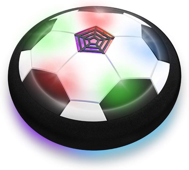 Toyk Boy Toys - LED Hover Soccer Ball - Air Power Training Ball Playing Football Indoor Outdoor Game - Birthday Gifts for Kids,  christmas gift ideas