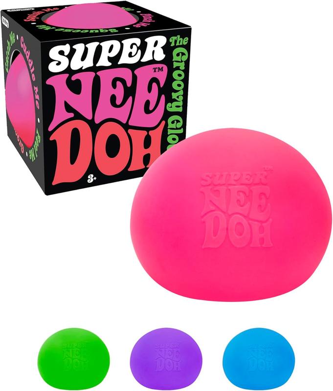 Schylling Brand Original Super Nee Doh Stress Ball Fidget Toy - Huge 4.5