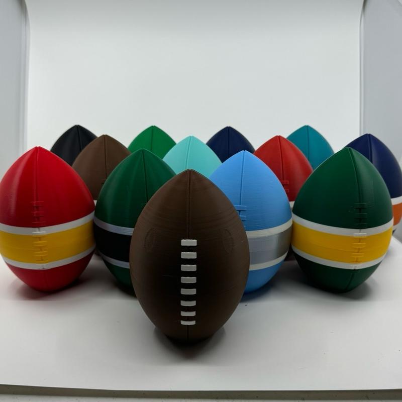 Football Egg and Dragon Combo 3D Printed Football Team Inspired animal statue creative animal