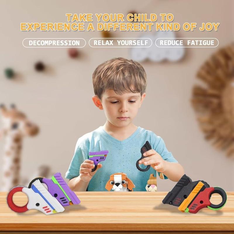 [NEW] Stress Relief Toys, New Fidget Slider, 3D Printed Fidegt Slider Toys, 4 Ways to Play with Stress Relief，Suitable for Sufferers of Autism, Anxiety Disorders