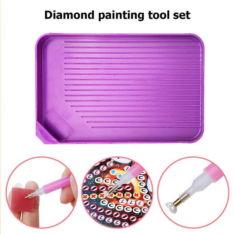 Funnel Tray Large Cusp Disc 5D DIY Diamonds Painting Tray Accessories (12x8cm) - 823113.03