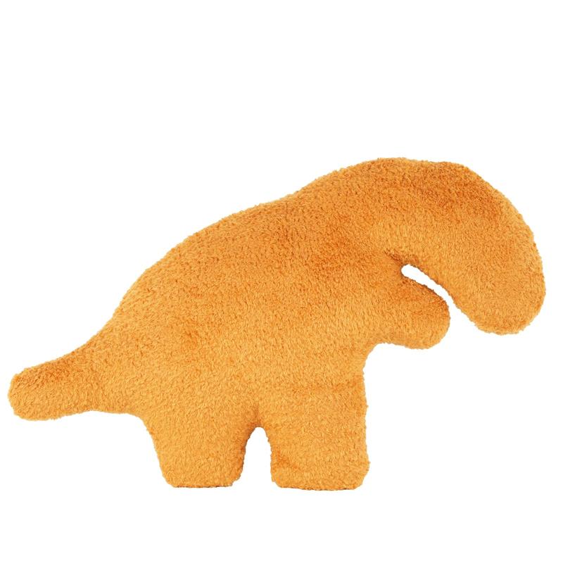 Dino Chicken Nugget Plush, Dinosaur Throw Pillow, Soft Dinosaur Chicken Nuggets Pillow for Birthday Gifts,Dinosaur Theme Party Decorations