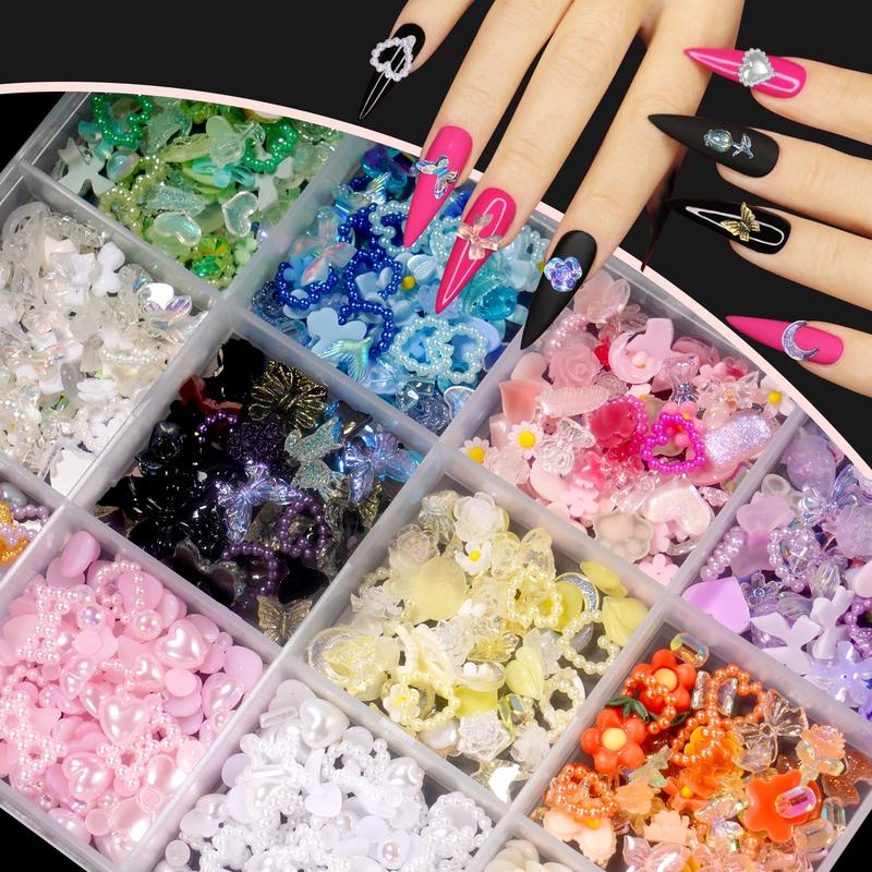 3D Mix DIY Accessories combination Handmade Materials Cartoon Charms Nail Charms