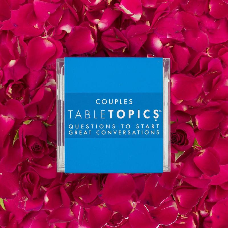 TableTopics Couples Conversation Game - 135 Fun Question Cards Great for Date Night & Anniversary