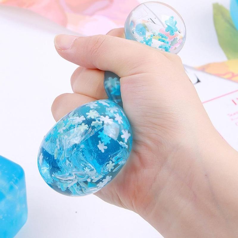 Ice Cube Squishy Toys, Squishy Fidget Toys, Cube Block Stress Balls for Adults Stress Relief