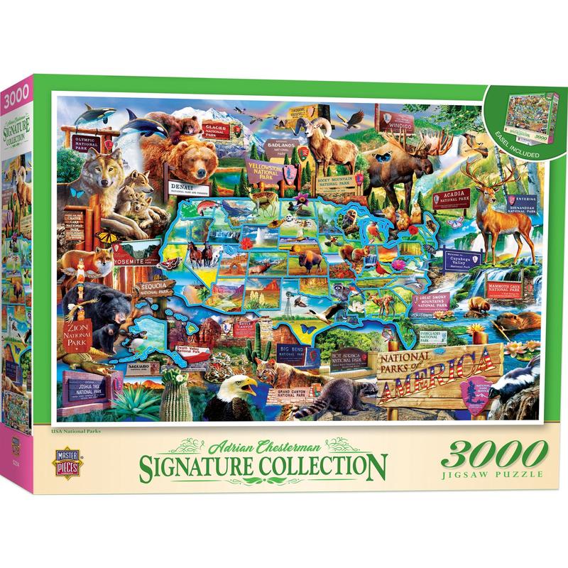 MasterPieces - Signature Collection - USA National Parks 3000 Piece Puzzle