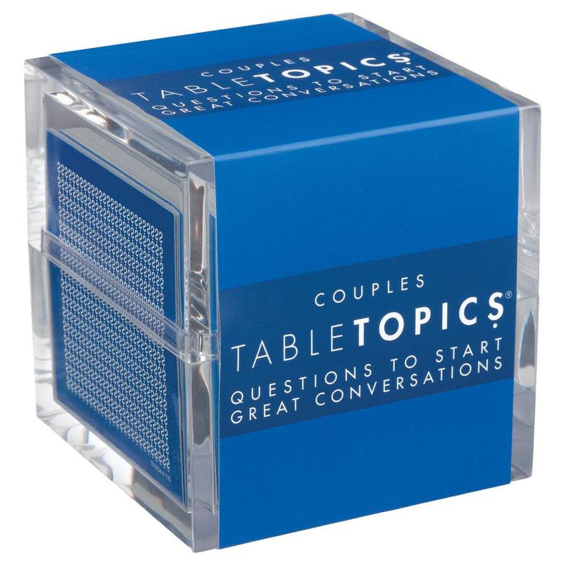 TableTopics Couples Conversation Game - 135 Fun Question Cards Great for Date Night & Anniversary