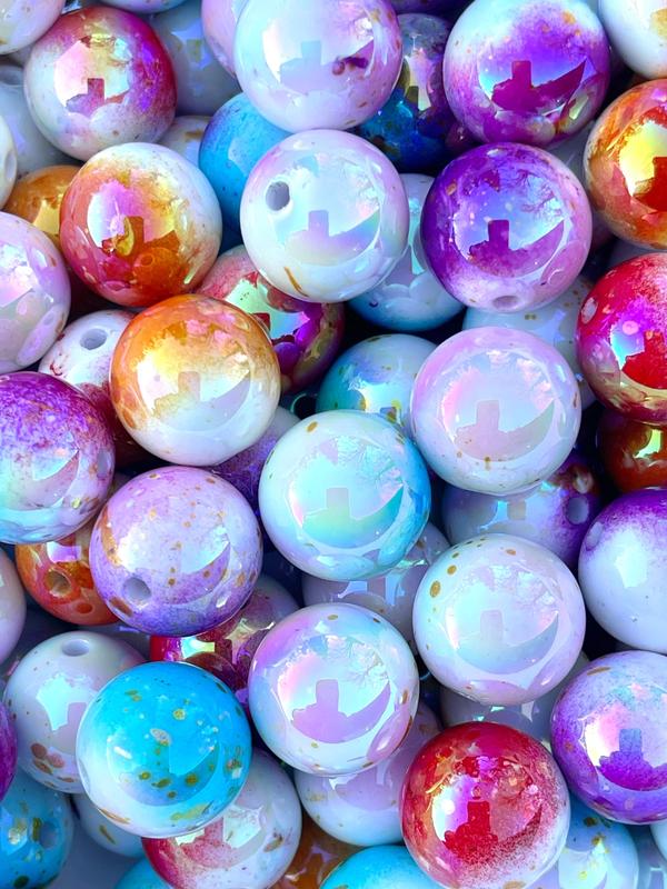 Ombre Colorful Acrylic Beads | Colorful Beads | Acrylic Beads | DIY Craft | DIY Supplies