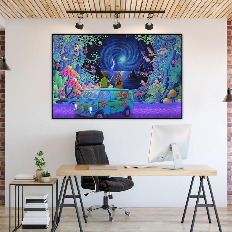 Large Diamond Painting Kits for Adults(16x24 inch)-Cartoon Diamond Art Kits for Adults,5D Big Cartoon Gem Painting for Adults Full Drill Paint by Round Diamonds for Wall Decor(Frameless)