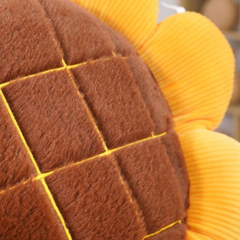 Sunflower Design Plush Pillow, Soft Stuffed Toy, Cute Plush for Kids and Adults, Comfortable Soft Plush for Home Decor, Home Items