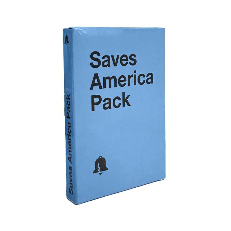 Save America Pack Card Game, 1 Count Cards Against Humanity Mini Expansion Card Game, Party Activities Supplies Game Card for Adult