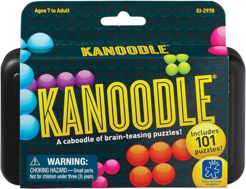 Kanoodle 3D Brain Teaser Puzzle for Ages 7+ Brain Games for Kids and Adults, Travel Games