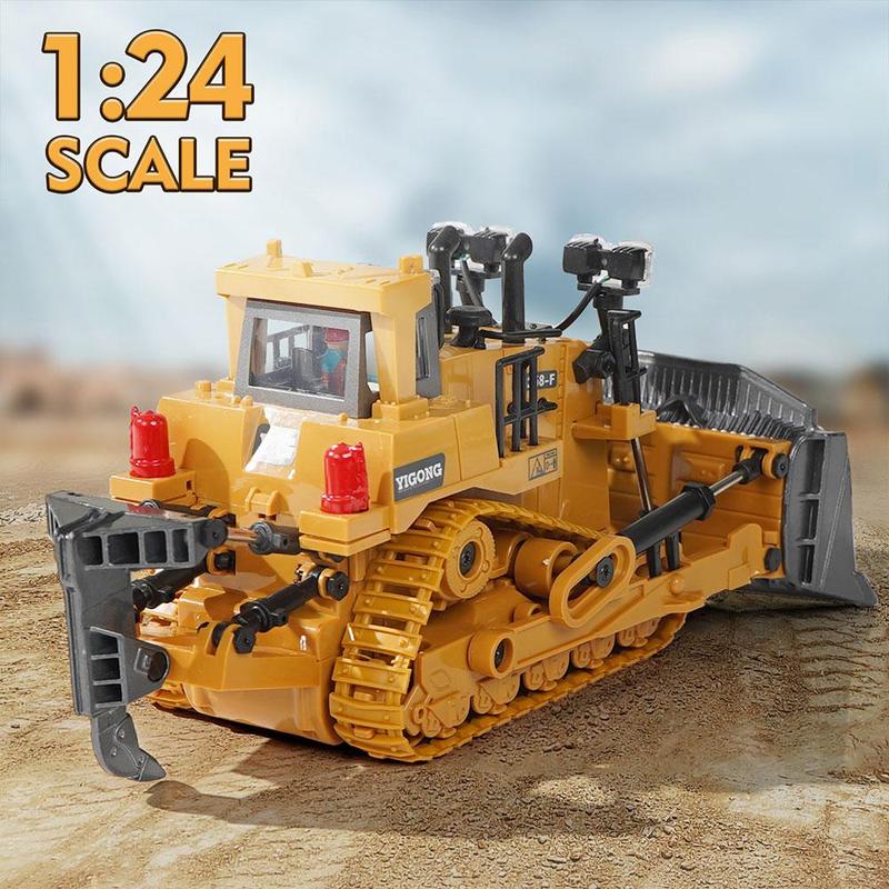 2.4G Remote Control Excavator, Electric Remote Control Toy Car, RC Car Toy, Birthday Gift