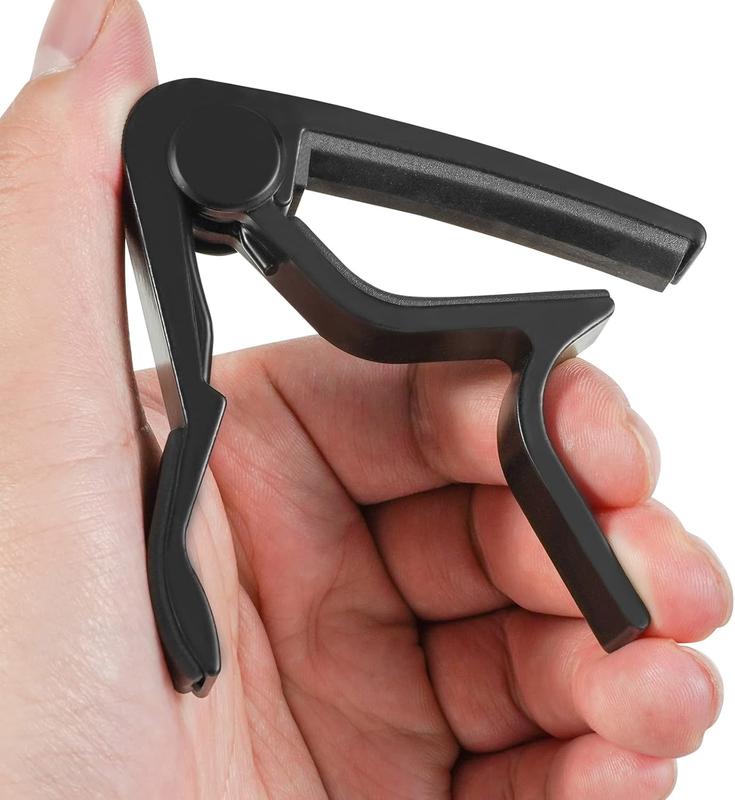 Guitar Capo for Acoustic and Electric Guitar with 5 picks (2 pack)