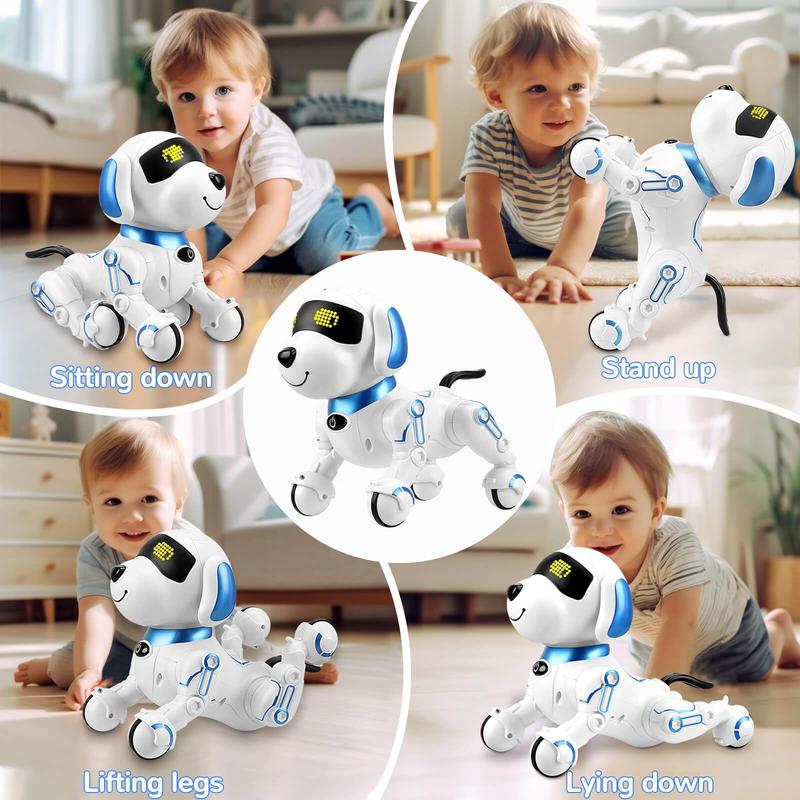 Remote Control Robot Dog Toy for Kids 5-7 Years Old, Pet Puppy Robotic Toy, Smart Robot Dog, Interactive Touch Walking Talking Toys for Boys Girls, Gifts for 3 5 6 7 8 Years Old