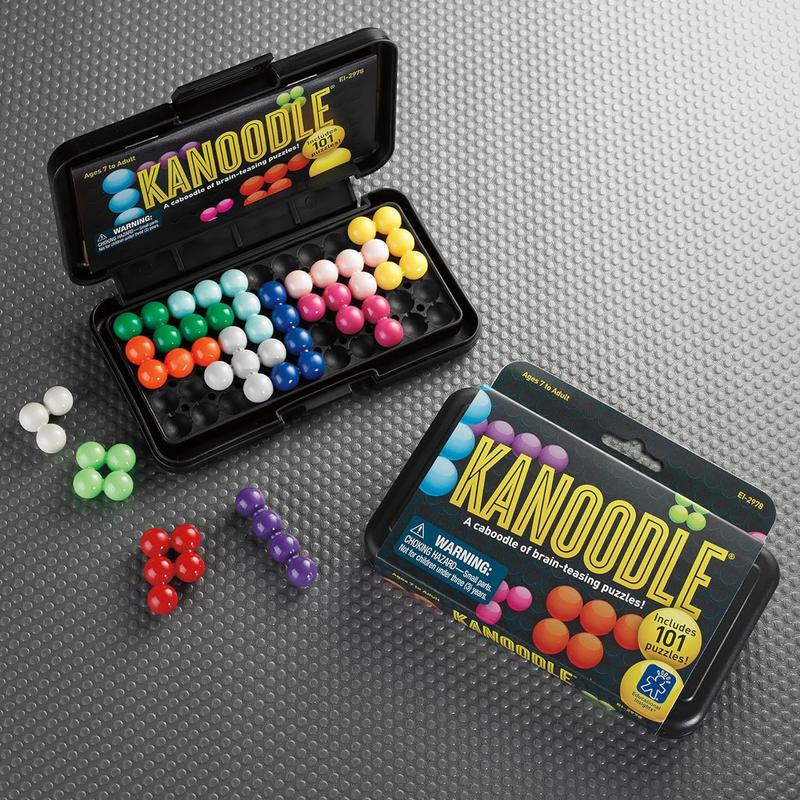 Kanoodle 3D Brain Teaser Puzzle for Ages 7+ Brain Games for Kids and Adults, Travel Games