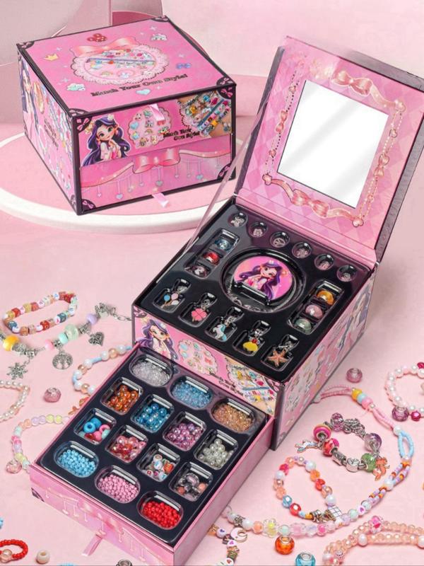 Diy Jewelry Making Kit with Cute Jewelry Box, Diy Jewelry Making Kit for Teenager, Birthday Gift for Girls