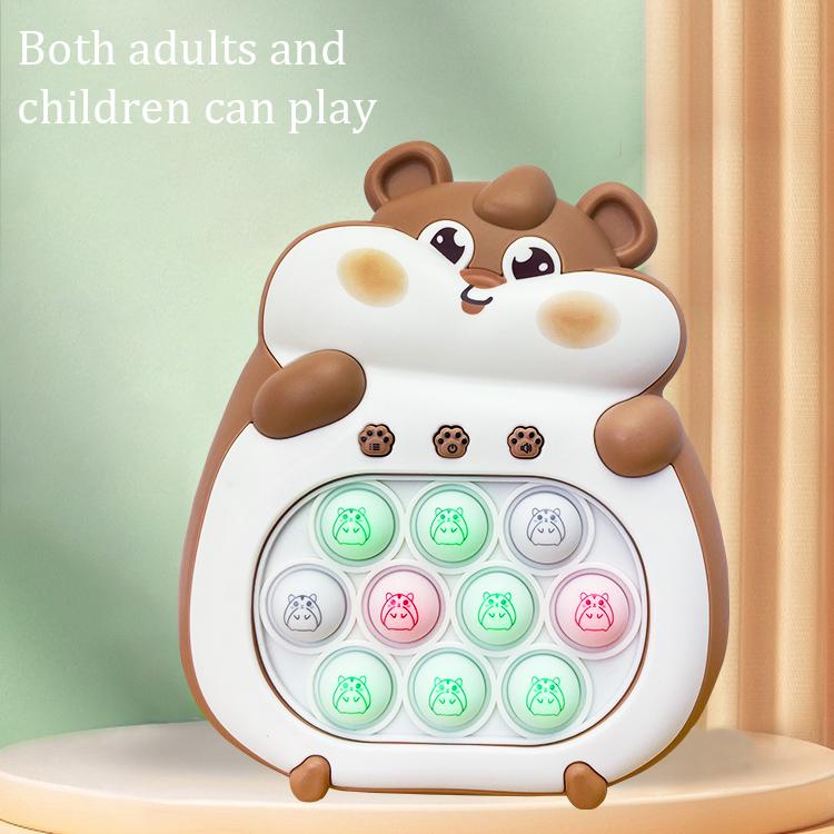 Cute groundhog Quick Push Console with Instant Sound Feedback Pop The Target Fast Push Game