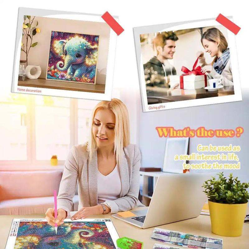 Cartoon Teenager Pattern DIY Diamond Arts Colorful Painting Kit without Frame, DIY 5D Diamond Arts Colorful Painting Kit, Wall Art Decor for Home