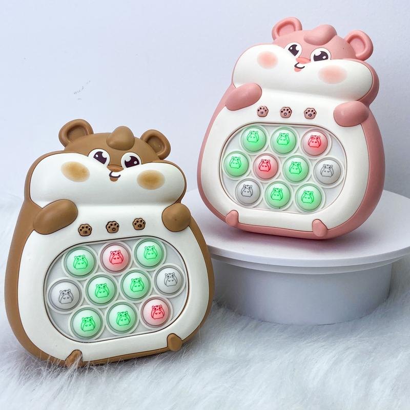 Cute groundhog Quick Push Console with Instant Sound Feedback Pop The Target Fast Push Game